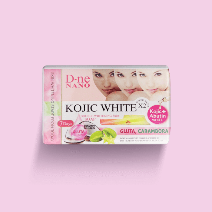D-NE NANO Kojic White Double Whitening Gluta & Carambora Zeep - 160g - Afbeelding 1