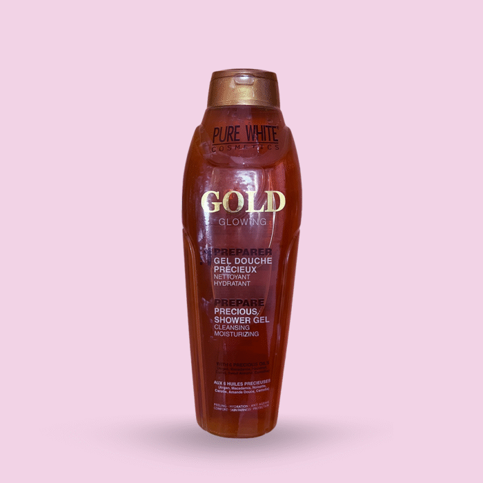 Pure White Gold Glowing Exfoliating Shower Gel 1000ml light - Afbeelding 1