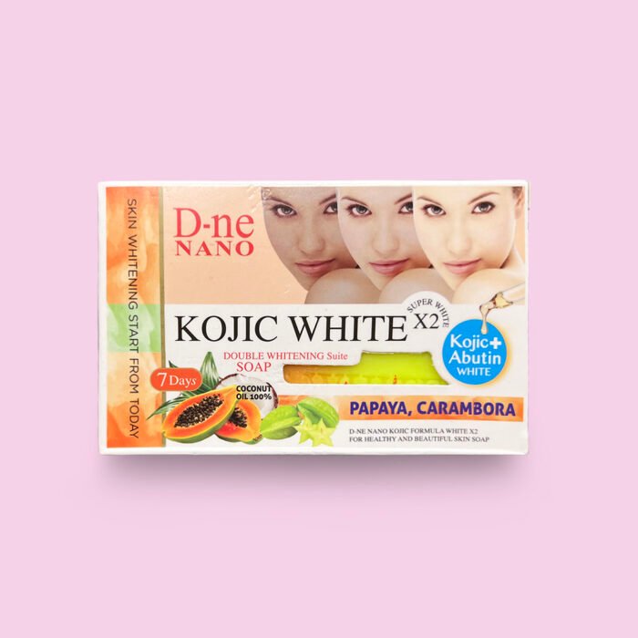 D-NE NANO Kojic White Papaya & Carambora Soap - 160g - Afbeelding 1