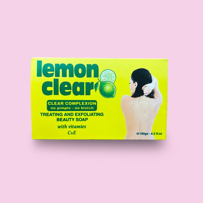 Lemon Clear Treating and Exfoliating Beauty Soap With Vitamine C & E - 180g - Afbeelding 1