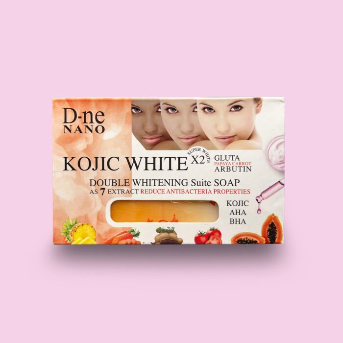 D-NE NANO Kojic White Double Whitening Suit Soap Papaya Carrot - 160g - Afbeelding 1