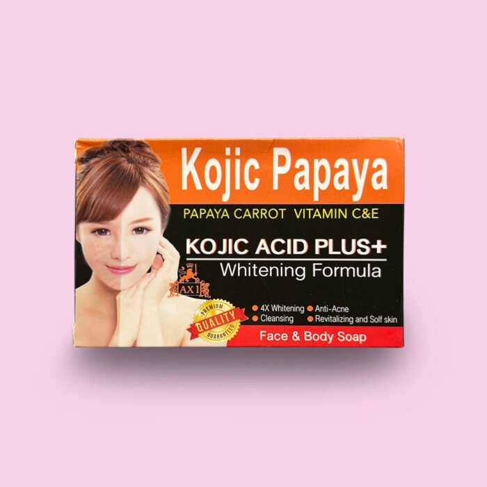 Kojic Papaya Carrot Vitamin C & E Soap - 160g - Afbeelding 1