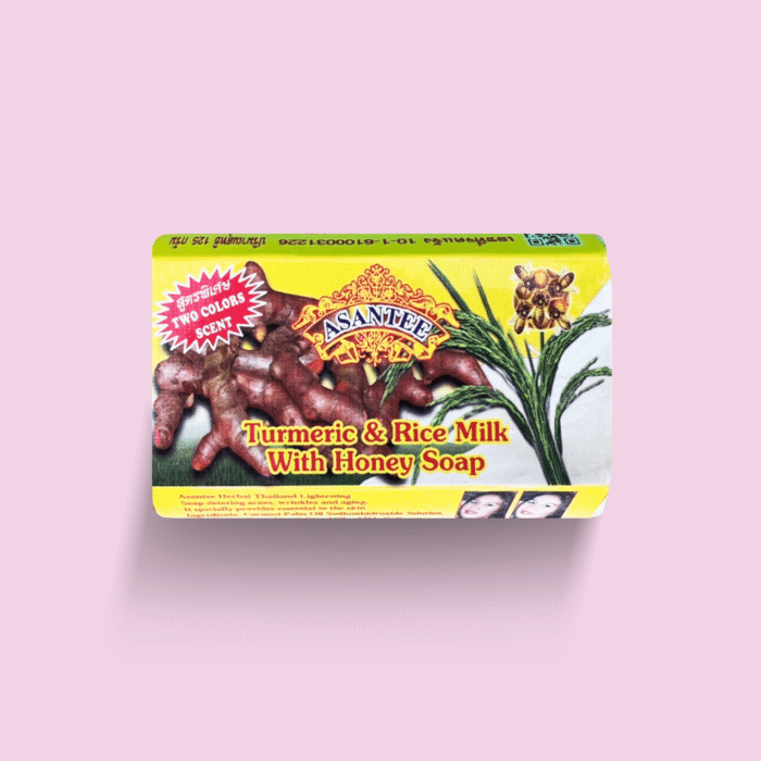 ASANTEE Turmeric & Rice Milk With Honey Soap - 125g - Afbeelding 1