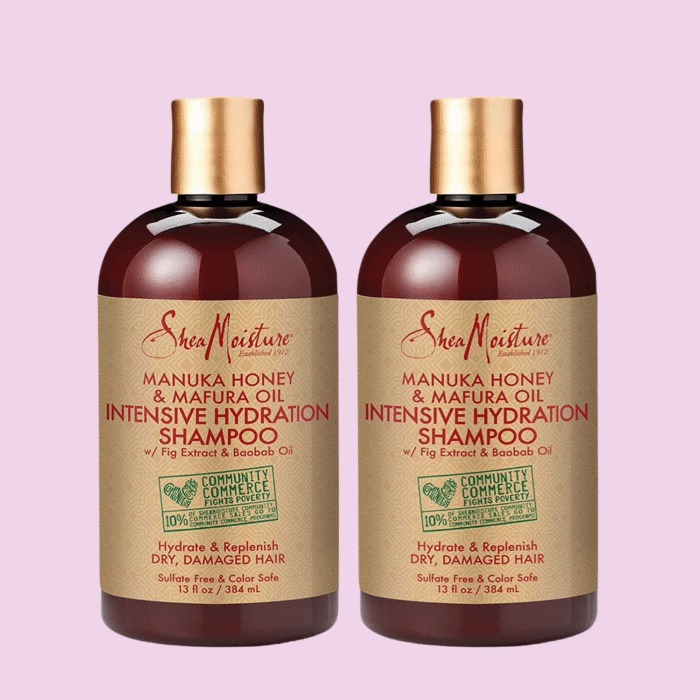 Shea Moisture Manuka Honey & Mafura Oil Intensive Hydration Shampoo 2 Stuks - VOORDEELSET - Afbeelding 1