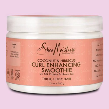 Ga naar het einde van de afbeeldingen-gallerij Ga naar het begin van de afbeeldingen-gallerij Shea Moisture Coconut & Hibiscus Curl Enhancing Smoothie - 340g