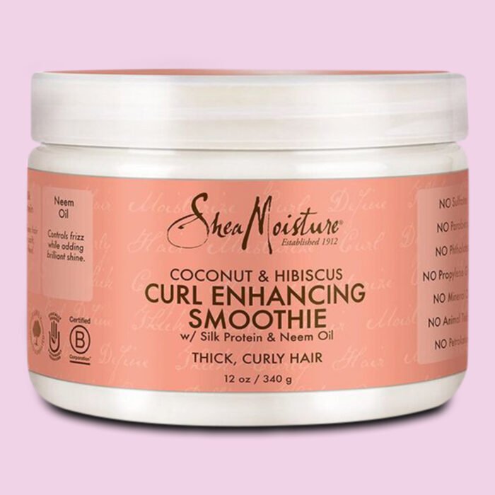 Ga naar het einde van de afbeeldingen-gallerij Ga naar het begin van de afbeeldingen-gallerij Shea Moisture Coconut & Hibiscus Curl Enhancing Smoothie - 340g
